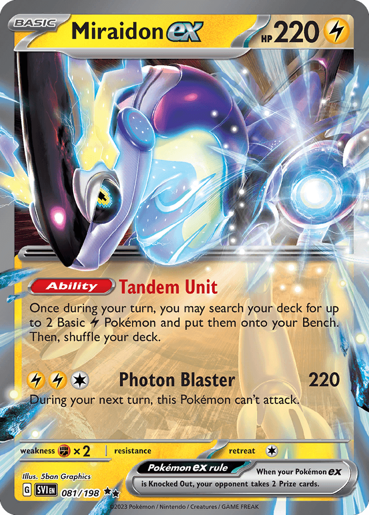Miraidon ex (Scarlet & Violet)